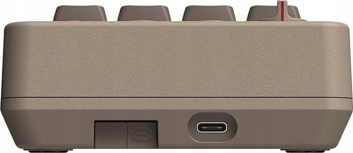 Tastierë mekanike 8BitDo Retro Keypad C64 Edition, programueshme, kompatibile me Windows dhe Android, bezhë