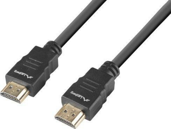 Kabllo HDMI Lanberg, 1 m, e zezë (CA-HDMI-15CC-0010-BK)
