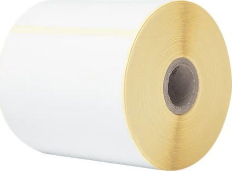Rrotull etiketash Brother, single label roll, rreth 350 etiketa, e bardhë