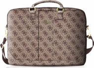Çantë laptopi Guess 4G Uptown GUCB154GB, 15", lëkurë sintetike, kafe