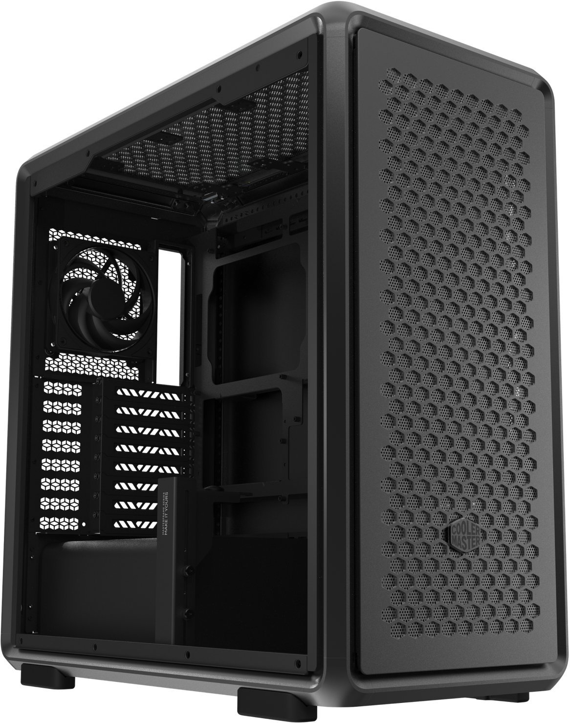 Kullë PC Cooler Master MasterFrame 600, MIDI Tower, open frame, e zezë