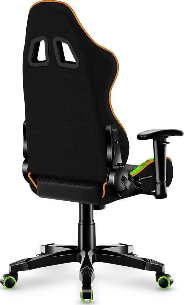Karrige gaming HZ-Ranger 6.0 Pixel Mesh, për fëmijë, me jastëk lumbal, e zezë e gjelbër