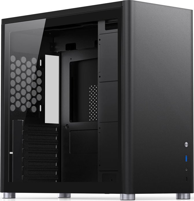 Kasë Jonsbo D40, e zezë, Midi Tower