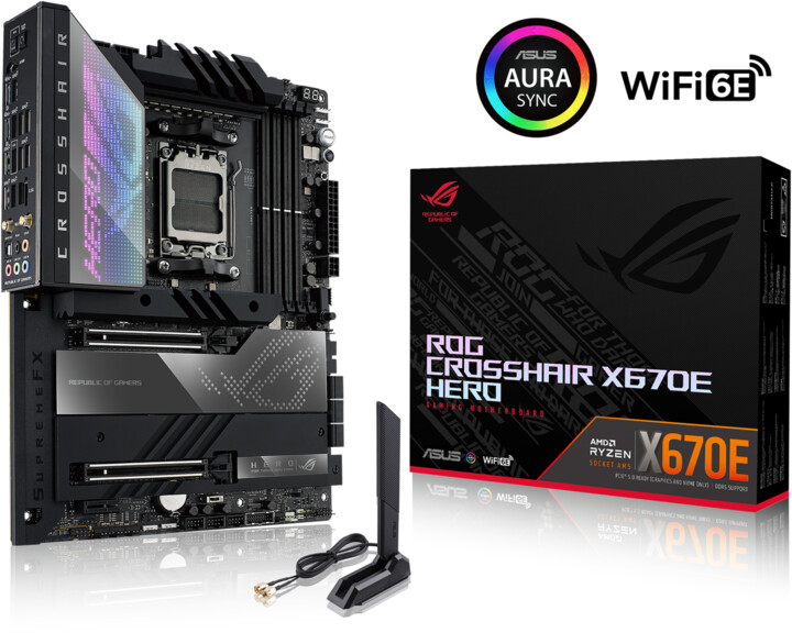 Матична плоча ASUS ROG CROSSHAIR X670E HERO - AMD X670
