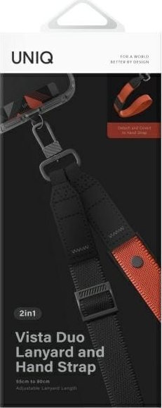 Varëse universale telefoni UNIQ Vista 2 in 1, poliester, Black Amber