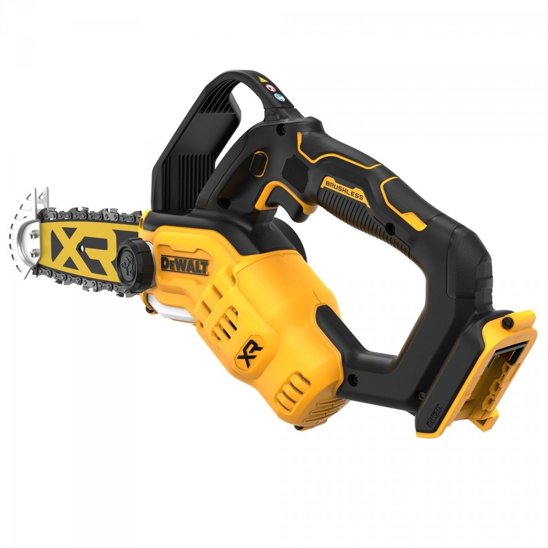 Sharrë zinxhiri krasitëse DeWalt DCMPS520, 18V XR, 200mm, e verdhë