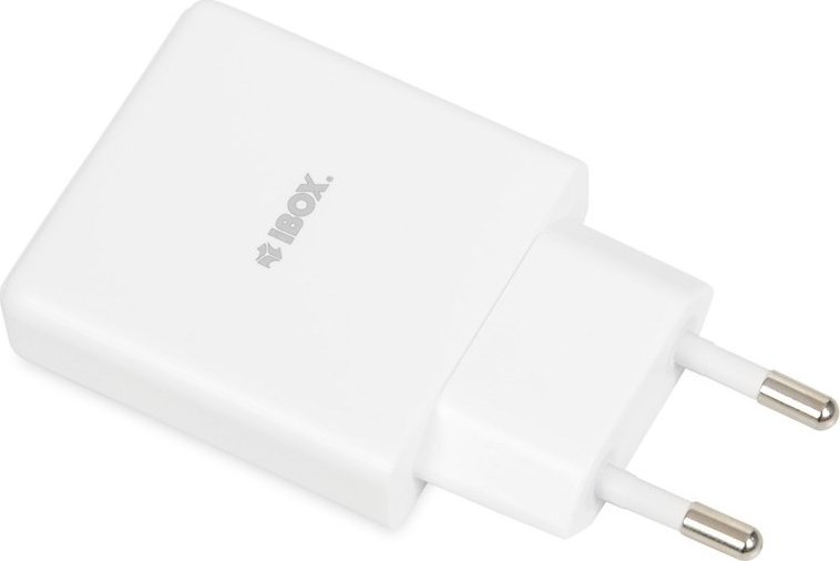Karikues muror IBOX C-43 Slim GaN PD, 30W, USB-C, i bardhë