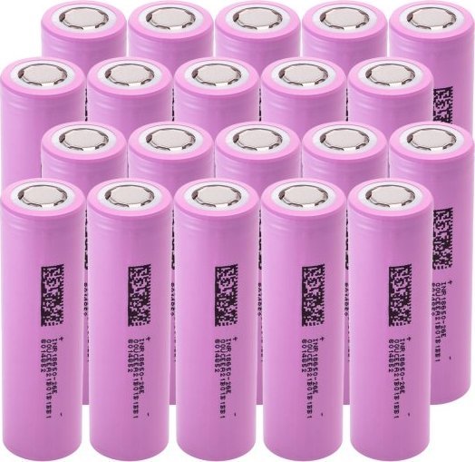 Bateri rikarikuese Green Cell 18650, 2600mAh, paketim 20 copë, jeshile