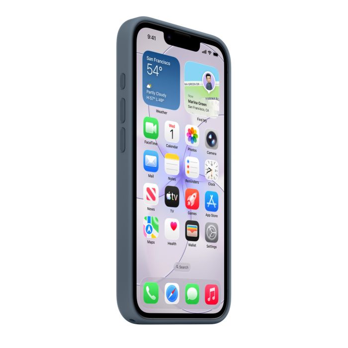 Apple iPhone 17e Silicone Case with MagSafe, Anchor Blue 2