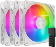 Ventilatorë për kasë Cooler Master SickleFlow Edge 120 ARGB, set 3 copë, të bardhë