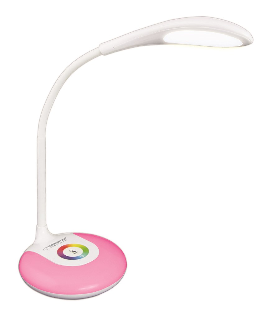 Lampë tavoline Esperanza ELD102, LED, RGB, e bardhë