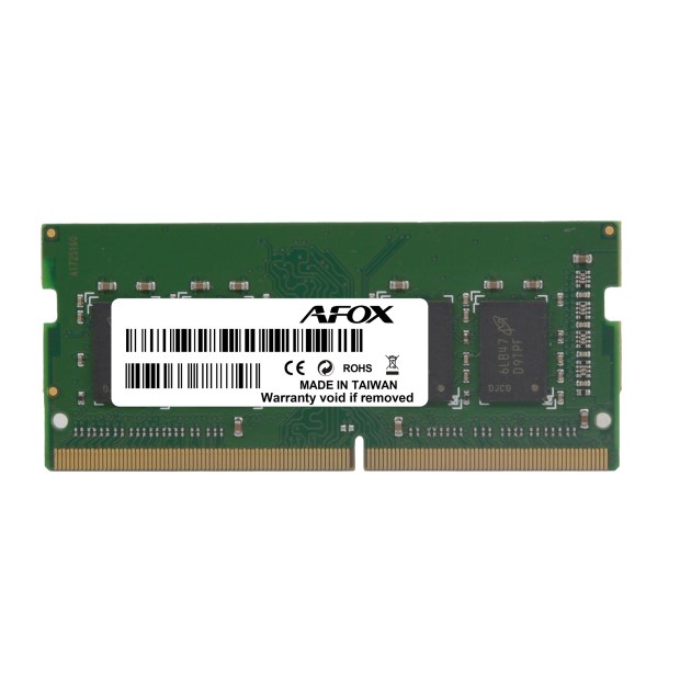 Memorie RAM AFOX, SODIMM, DDR3, 4GB, 1333 MHz, CL9, e zezë