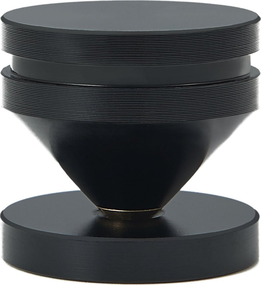 Spikes për altoparlantë Mozos SPS-P04, set 4 copë, alumin, të zeza