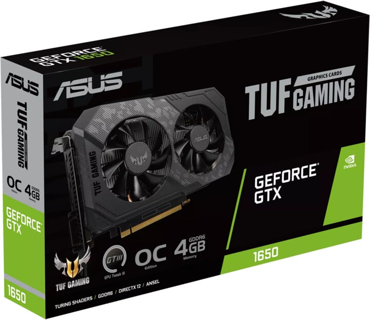 Kartelë grafike Asus TUF Gaming GeForce GTX 1650 OC V2 4GB GDDR6