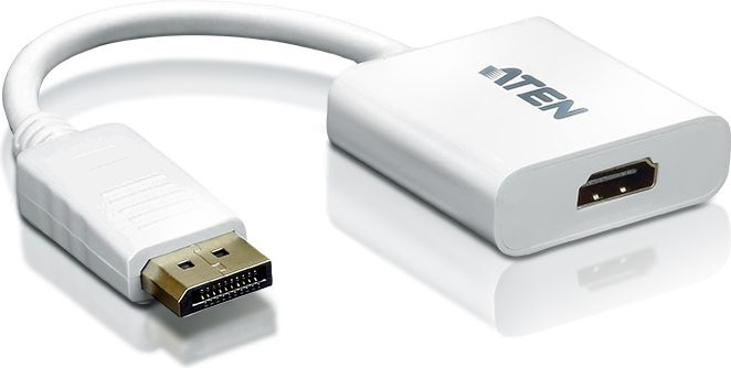 Adapter Aten DisplayPort në HDMI, i bardhë (VC985-AT)