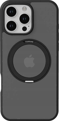 Mbrojtëse telefoni Torras Ostand Pro, për iPhone 16 Pro Max, e zezë