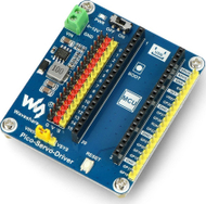 Modul Servo dhe Motor Control HAT për Raspberry Pi, 16 kanale PWM, me bateri