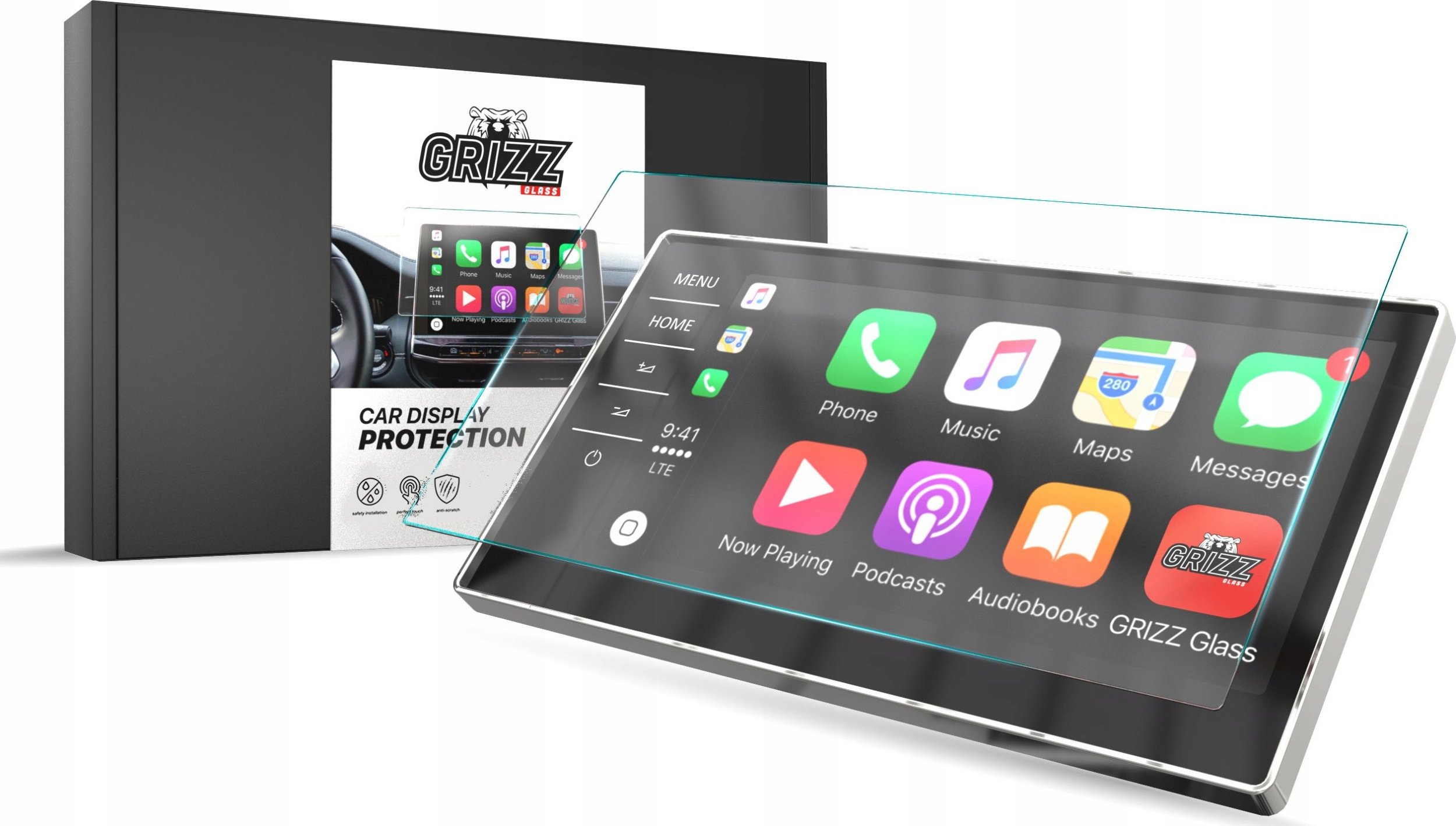 Film keramik për ekran makine GRIZZ, Skoda Kodiaq 9.2" Columbus 2016-2023, transparent