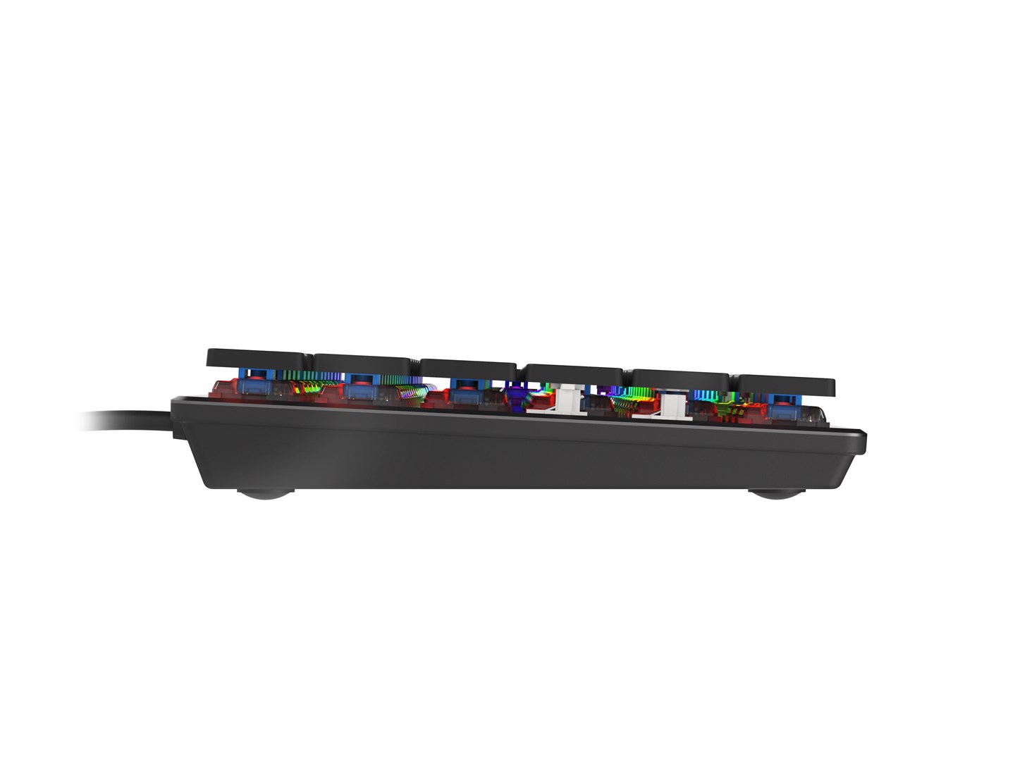 Tastierë lojërash Genesis Thor 420, Slim Content Blue, RGB, e zezë