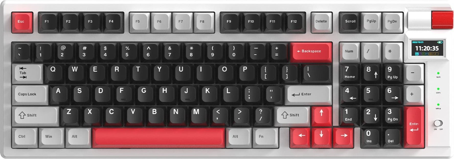 Tastierë gaming Marvo MONKA KG991W, mekanike, tri-mode, RGB