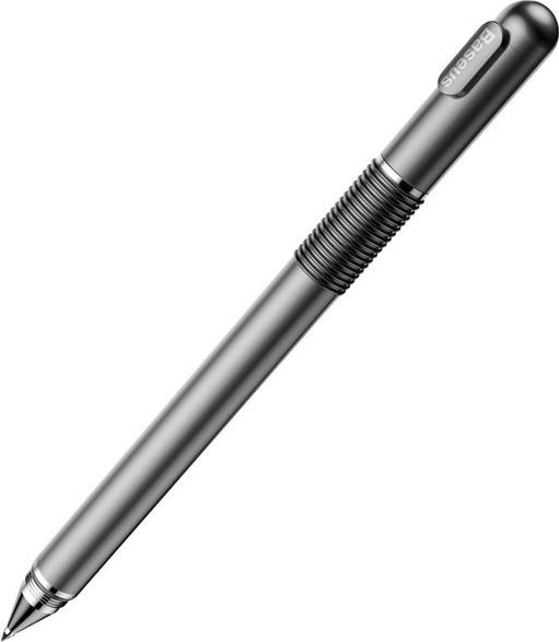 Stilolaps stylus Baseus 2in1 Household, alumini, bojë e zezë, i zi