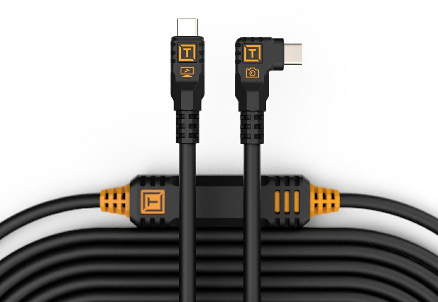 Kabllo TetherTools Tether Pro, USB C në USB C, 9.4 m, e zezë