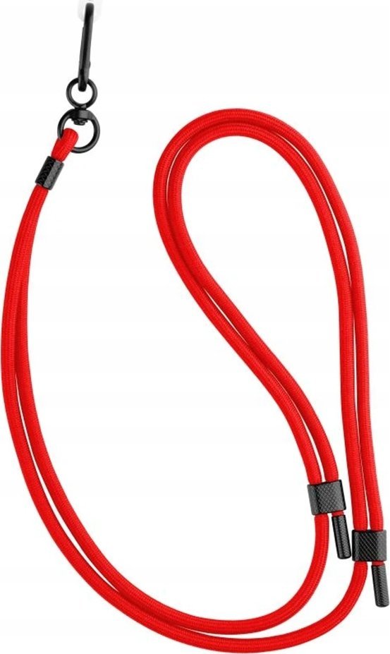 Ремче за врат за телефон FIXED NeckUni, 76 cm, памук, црвено