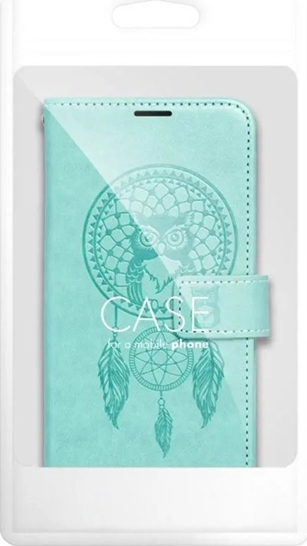Këllëf libri OEM Mezzo për Samsung Galaxy S24 Ultra, me kapak, Dreamcatcher, i gjelbër
