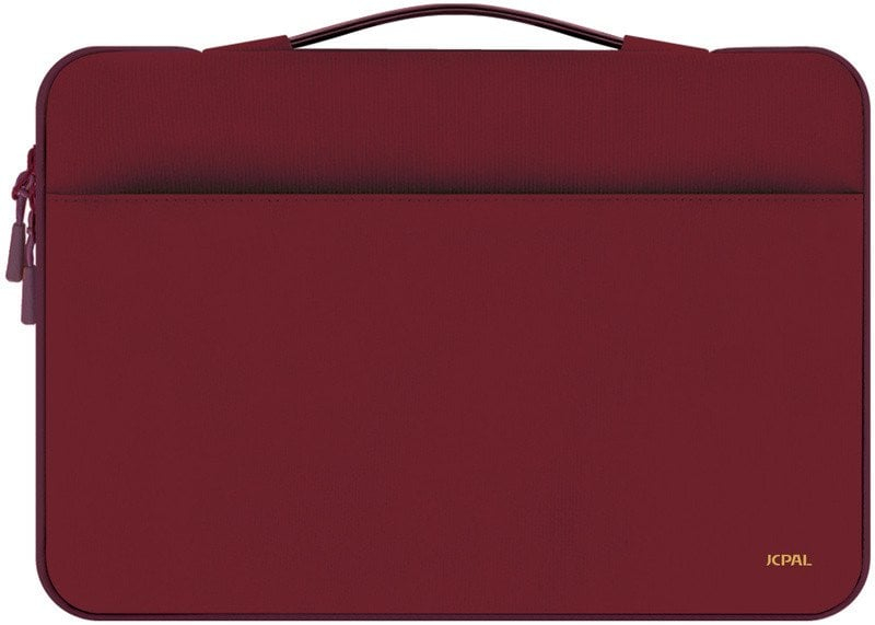 Futrollë laptopi JCPal Professional, 13/14", najlon rezistent ndaj ujit, Ruby Red