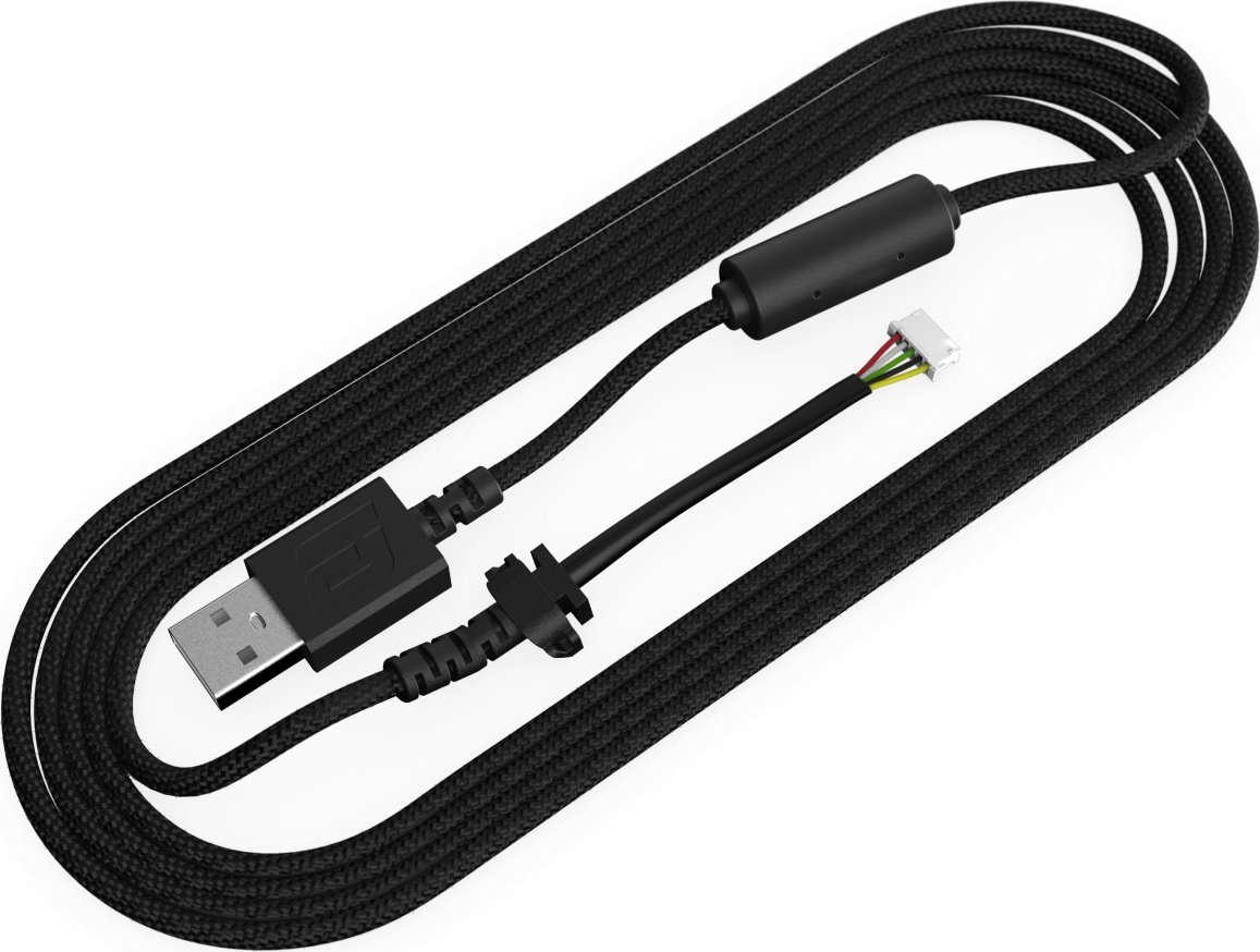 Kabllo mouse Endgame Gear OP1 Flex Cord 5.0, USB A, e zezë