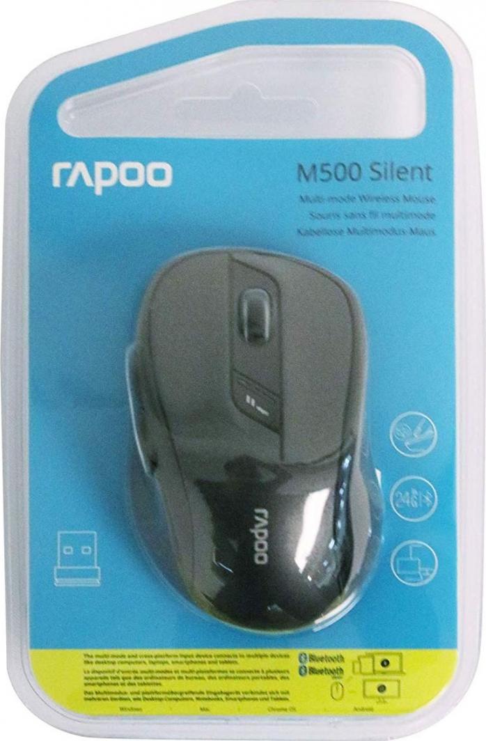 Maus Rapoo M500, wireless, USB, i zi