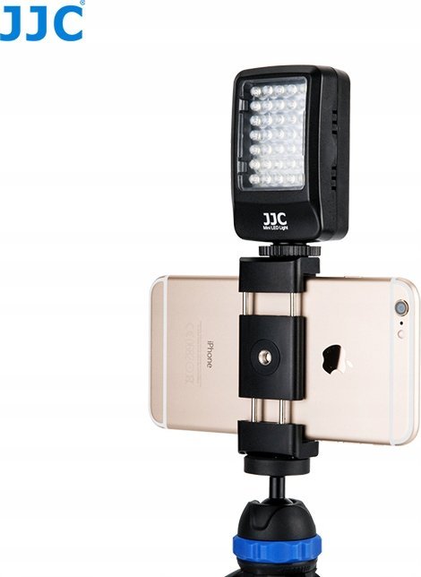 Kapëse smartphone JJC SPC 1A, me filetë 1/4", me cold shoe, e zezë