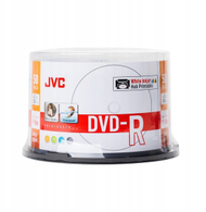 Дискови DVD-R JVC, 4.7GB, 16X, инкџет печатливи, фото сјајни, отпорни на вода, пакување 50 парчиња