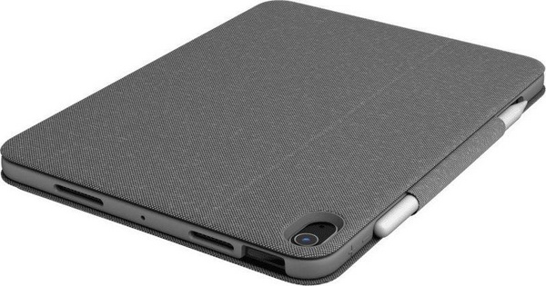 Mbështjellës dhe tastierë Logitech Folio Touch për iPad Air® (4th & 5th generation), US, i hirtë