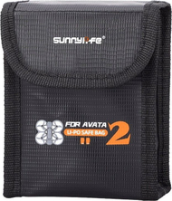 Kuti mbrojtëse Sunnylife për 2 bateri DJI Avata 2, rezistente, e zezë