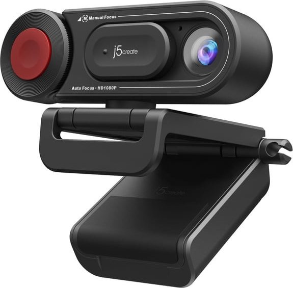 Webkamera J5create JVU250, Full HD 1080p, autofokus dhe fokus manual, e zezë