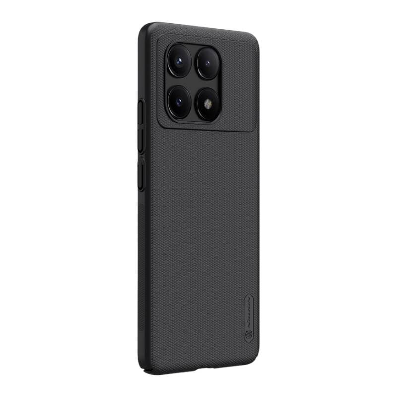 Mbrojtëse telefoni Nillkin Super Frosted, për Poco X6 Pro 5G, plastike, e zezë