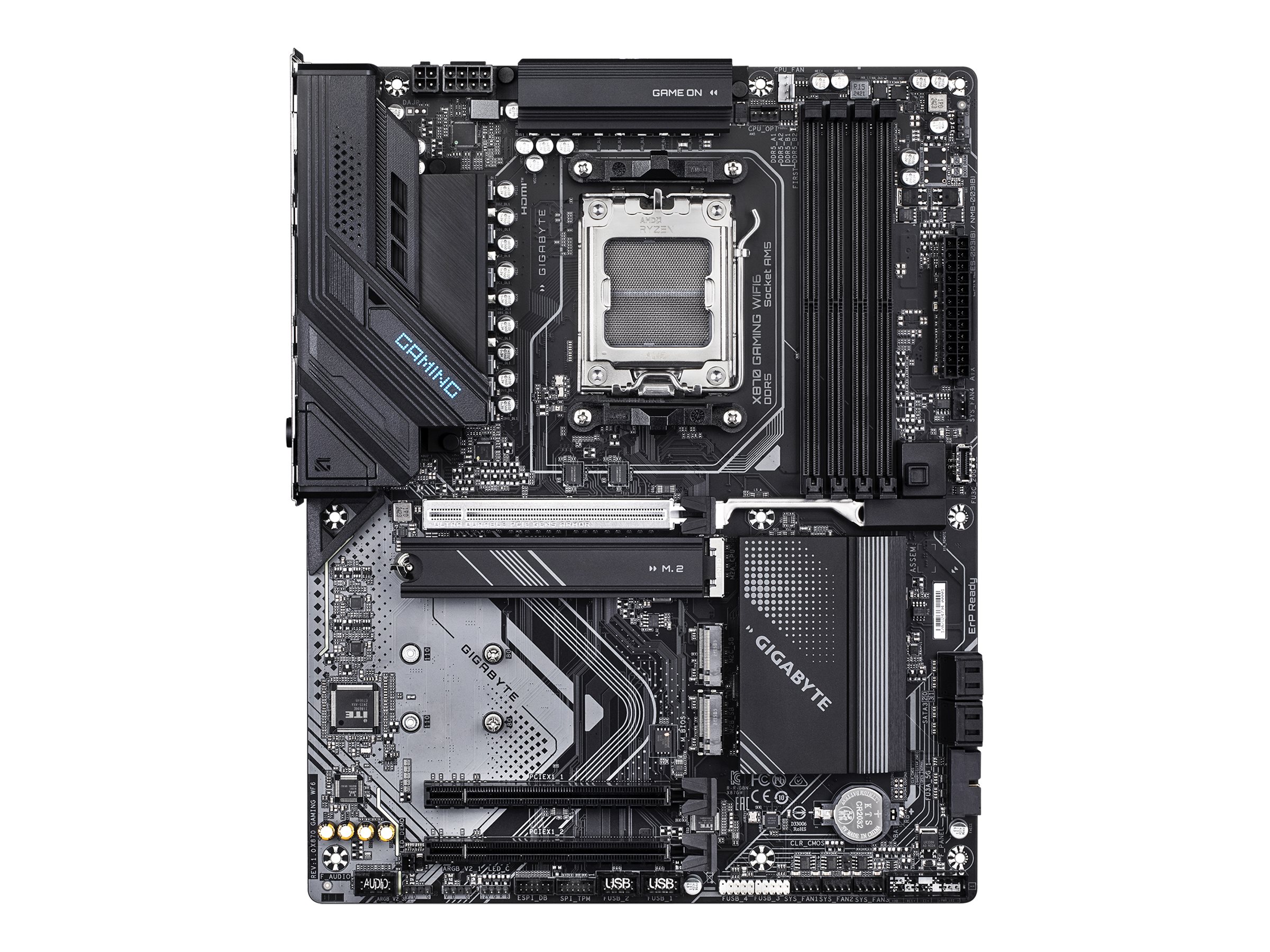 Pllakë amë Gigabyte X870 GAMING WIFI6 - DDR5, AM5, ATX