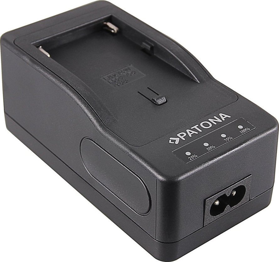 Karikues kartele Patona Turbo Charger, për bateri Sony NP-F550, i zi
