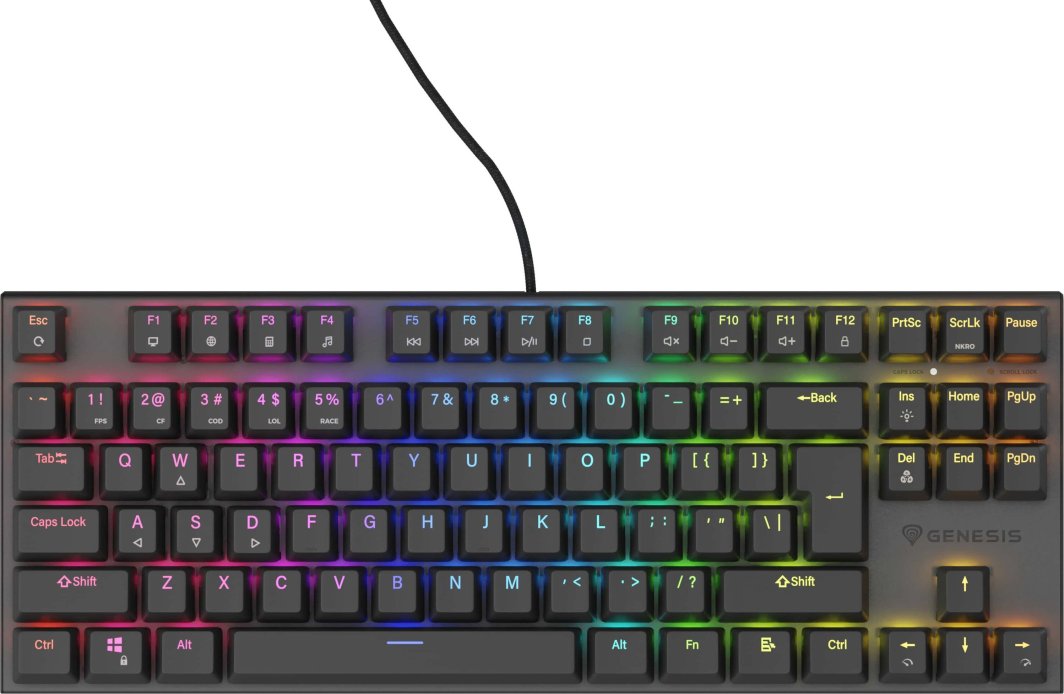 Tastierë Genesis Thor 303 TKL - Outemu Brown