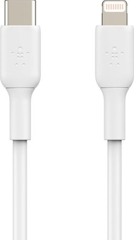Kабел Belkin BoostCharge CAA003, USB-C во Lightning, 2 m, бел