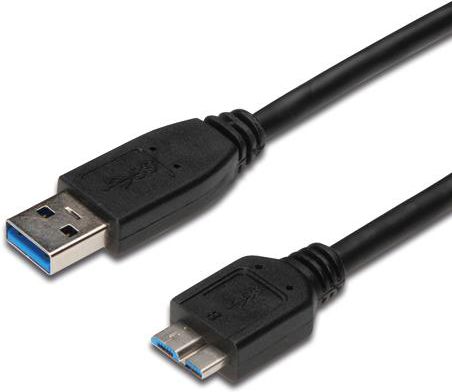Kabllo PremiumCord USB-A në micro-B, 1m, e zezë