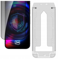 Xham mbrojtës 3MK HardGlass Max Privacy për Apple iPhone 17 Air, me aplikator, transparent