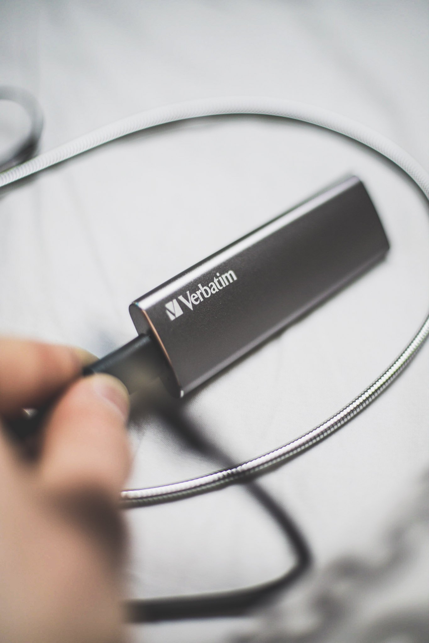 SSD i jashtëm Verbatim Vx500, 2TB, USB Type C 3.2 Gen 2, argjendtë