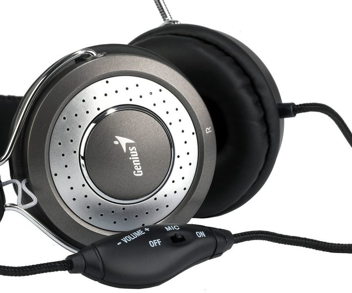 [OUTLET] Kufje Genius HS-04SU, të argjendta