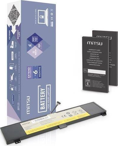Батерија за лаптоп Mitsu Lenovo Y50-70 Y50-80, 6400mAh, Li-polymer, црна