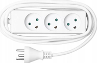 Zдолжувач на струја Microconnect MC-GRU0350DK, 3 излези, 5 m, бел
