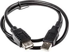 Kabllo USB ROLINE 2.0, Type A në A, 0.8m, e zezë