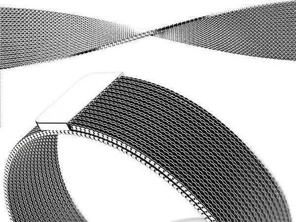 Rrip dore Mercury Mesh për Apple Watch, 38/40/41 mm, çelik inox, argjendtë