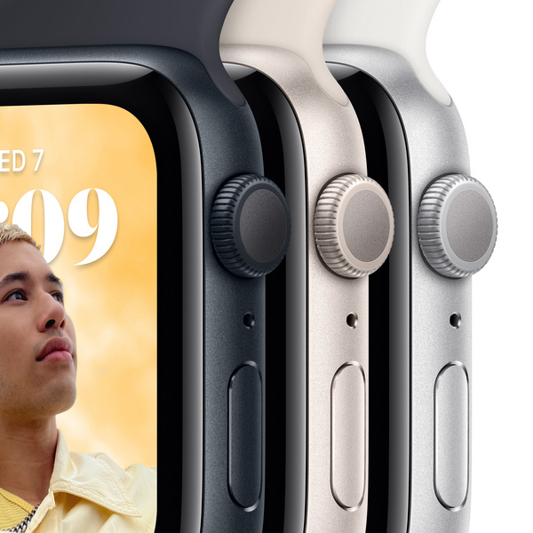 [OUTLET] Apple Watch SE2 GPS 40mm, Silver Aluminium Case me White Sport Band, Regular
